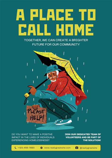 Free custom printable homelessness poster templates .
